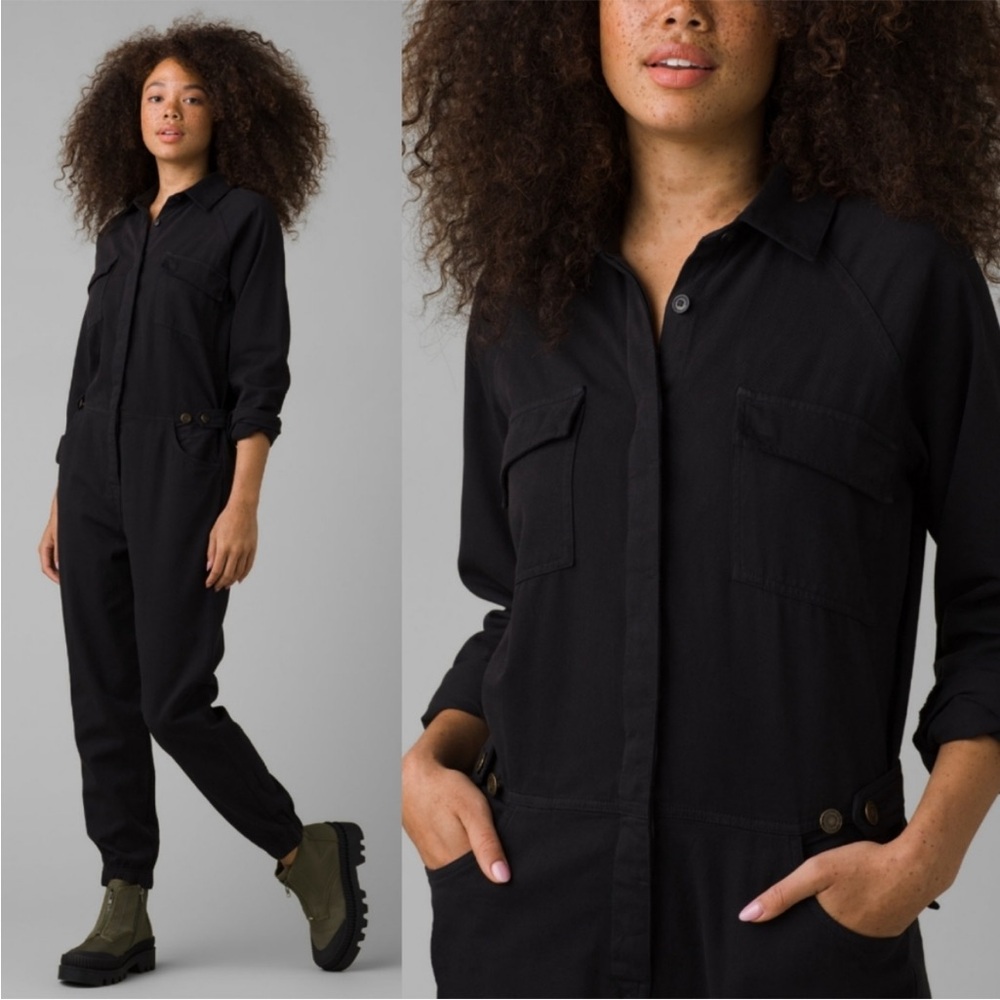 Prana Women's Black Penderbrook Jumpsuit